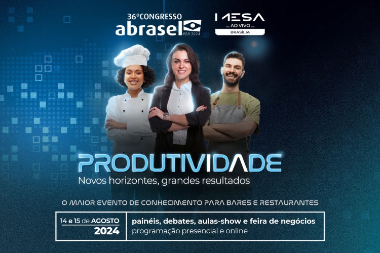 Congresso Abrasel conta com a presença de Bel Coelho, renomada chef de cozinha, Marcelo Politi, fundador da Politi Academy, e Soumya Nair, diretora do grupo Kerry.